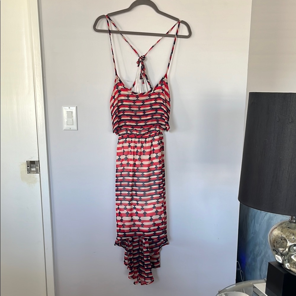 Chic Multicolor Strappy Dress